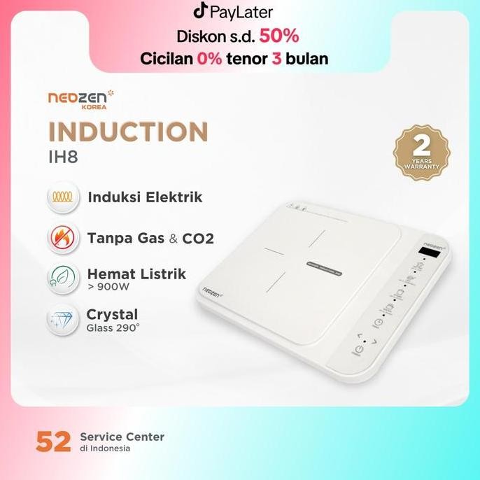TERMURAH - Neozen Induction Stove IH8 Ivory - Kompor Listrik Induksi - Kompor Listrik Induksi - Komp