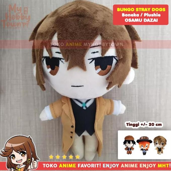 TERBARU - Boneka Karakter Anime Bungou Stray Dogs Osamu Dazai Plushie Doll
