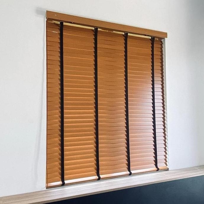 Onna Wooden Blinds - krey jendela kayu tirai horizontal kerai