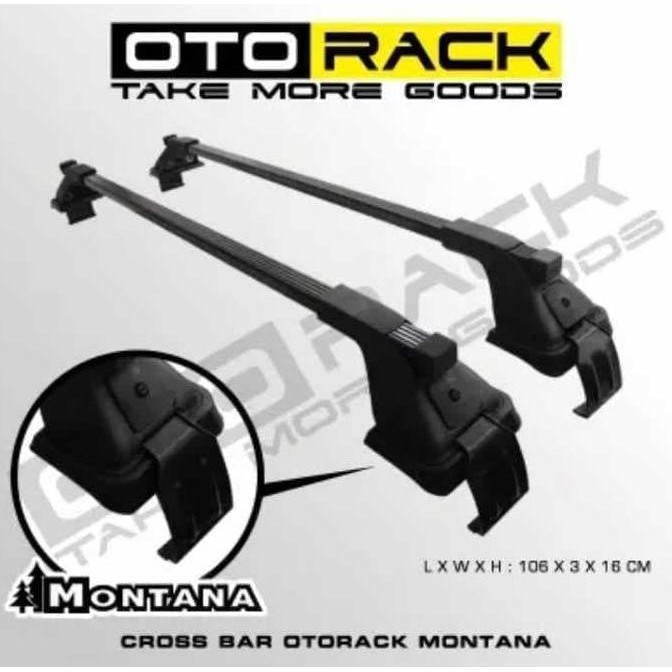 TERMURAH - ROOF RACK/CROSS BAR JEPIT BODY MONTANA MOBIL NEW AGYA/AYLA