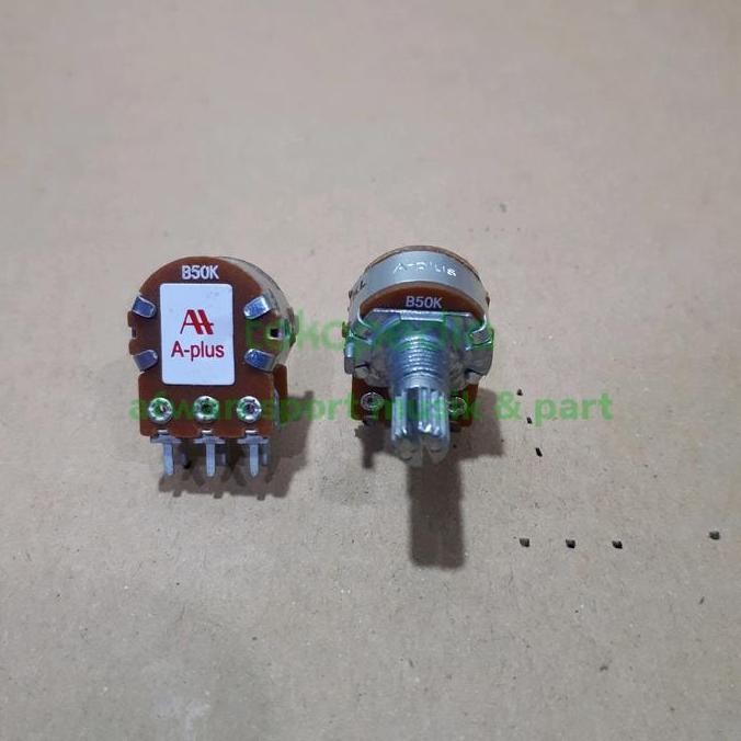 Potensio Stereo 50 K Aplus As pendek