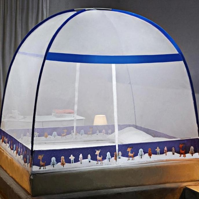 Kelambu Anti Debu Untuk Rusa Salju Untuk Musim Semi Dan Musim Panas Kelambu Lipat 180X200CM/120X200C