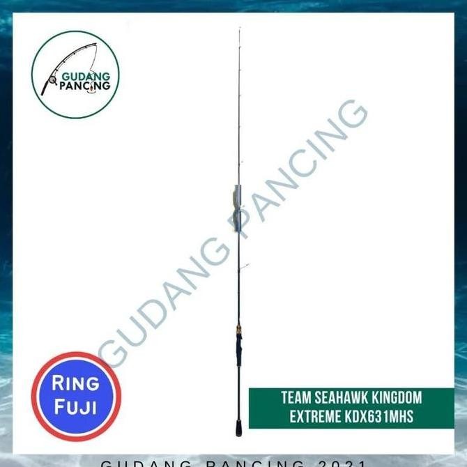 Rod Joran Pancing Team Seahawk Kingdom Xtreme KDX 631MS PE1-3 | 631MHS PE2-4 ONE PIECE Original