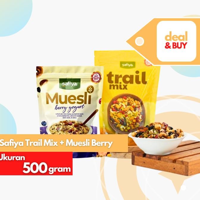 

[BUNDLE HEMAT] Safiya Trail Mix & Muesli 500gr