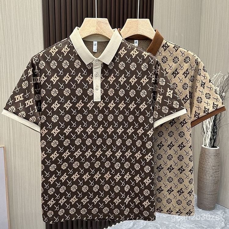 Kemeja Pria Retro Serbaguna Kerah Turun Lengan Pendek T Baju Kaos