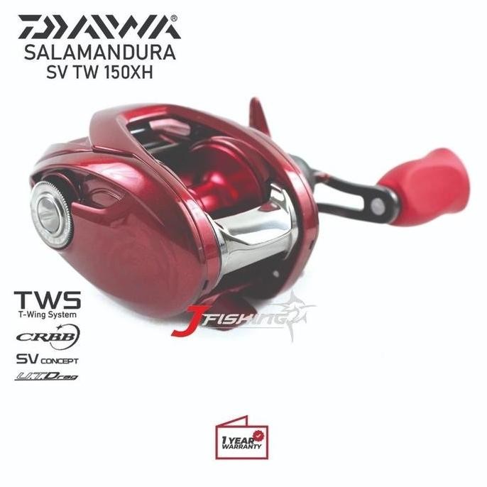 Reel BC DAIWA SALAMANDURA SV TW | 103 & 150 | handle kiri & kanan| Resmi CO