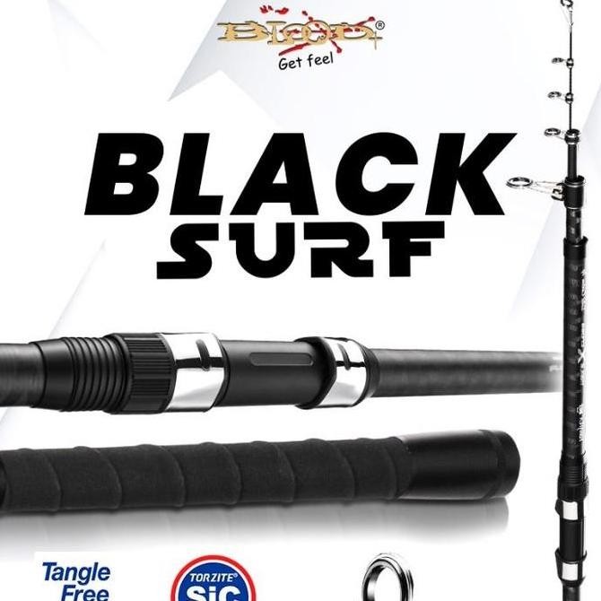 Rod TELESCOPIC BLOOD BLACK SURF TRIPLE X-CROSS Original
