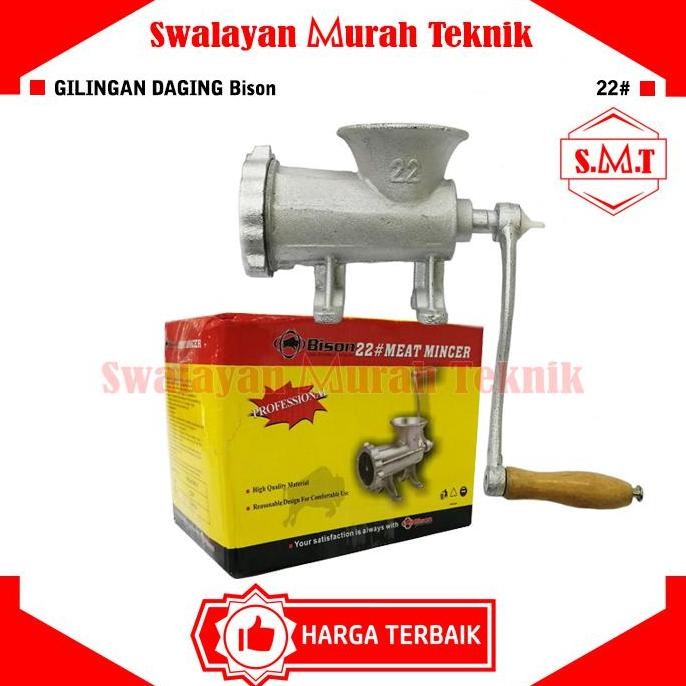 Gilingan Daging Manual 22" BISON Meat Mincer Grinder CO