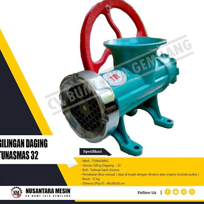 Gilingan daging / Giling daging 32 stainless CO