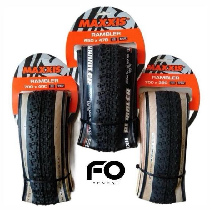 MAXXIS TIRE RAMBLER GRAVEL / BAN GRAVEL MAXXIS RAMBLER / BAN LUAR SEPEDA GRAVEL KEVLAR ORIGINAL DAN 