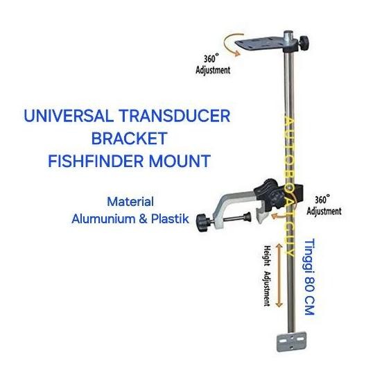 Universal Transducer Bracket Fisfinder Mount ( Dudukan Fishfinder / Sonar Portable ) CO