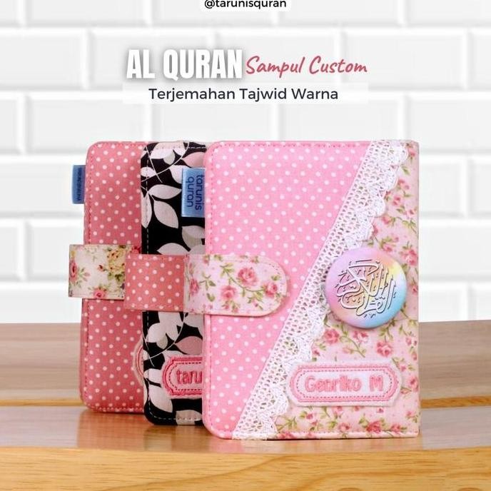 

Tarunisquran - A6 Raihan Al Quran Terjemahan Tajwid Warna Sampul Bordir Nama HJ