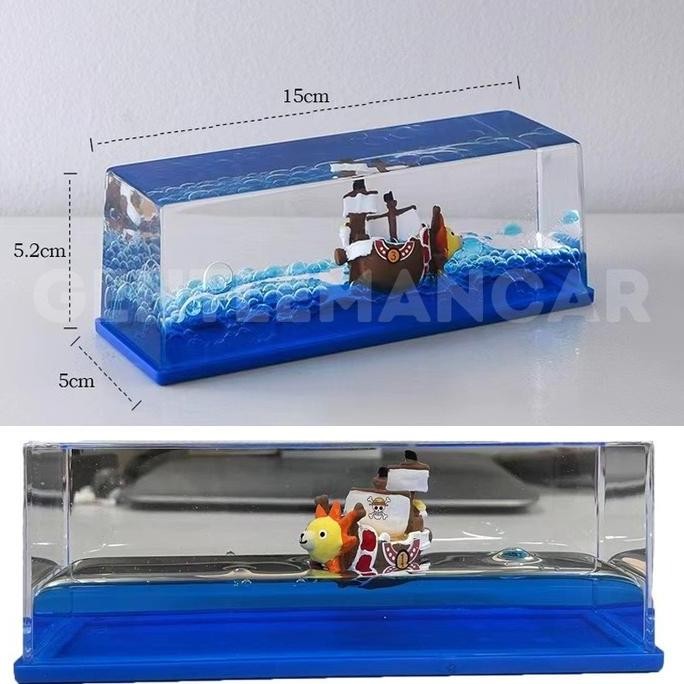 Hiasan Pajangan Kapal Dashboard Mobil Dekorasi Car Interior Titanic One Piece Sunny