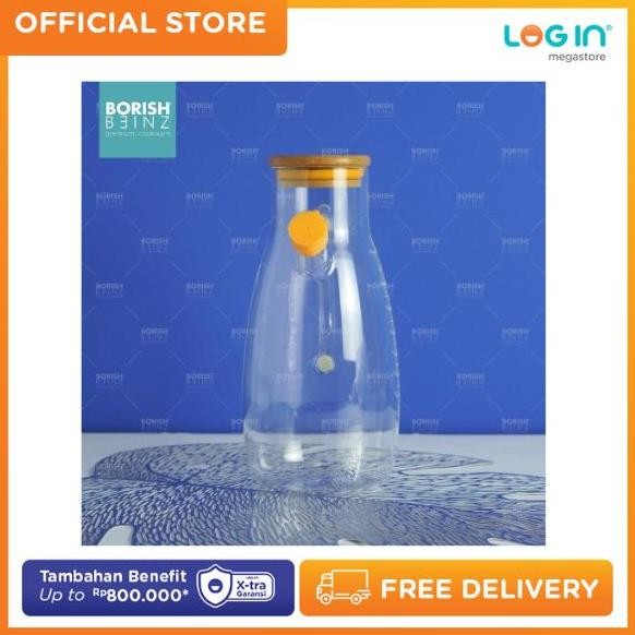 BORISH BEINZ-BOTOL MINYAK-LX-9 GLASS OILPOT 1000ML CO