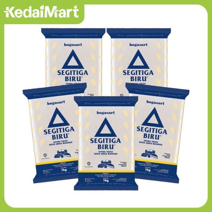 

LS KM Paket Tepung Terigu Segitiga Biru 1 Kg X 5