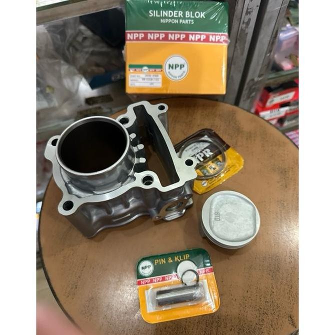 BLOK MESIN COMPLETE PISTON KIT STANDAR NEW VIXION VIXION NEW R15 OLD KODE 1PA Original