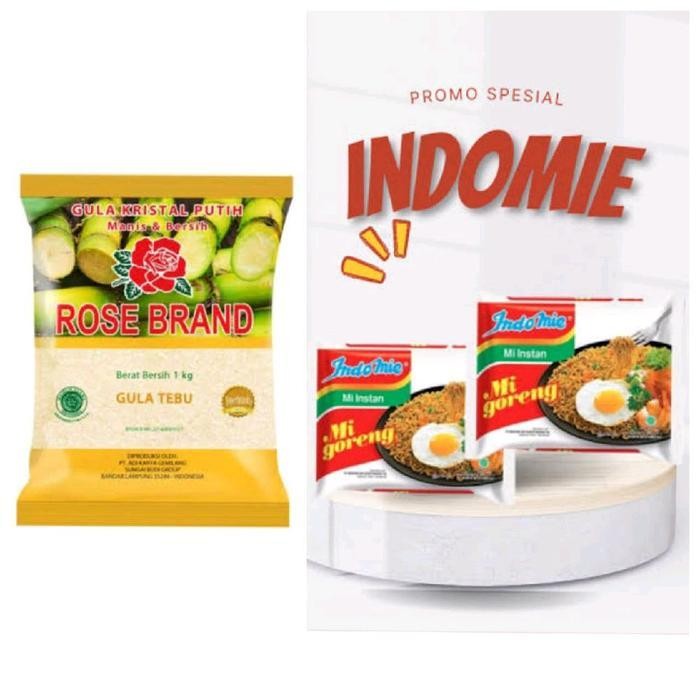 

LS READY JATIM Gula Premium Merk Rosbrand Free Indomie