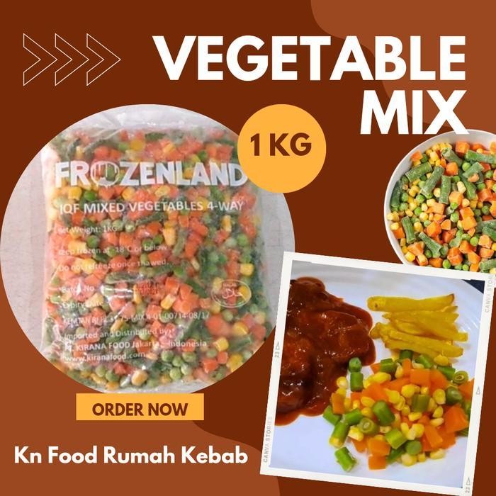 

LS Vegetable Frozen - Sayuran Mix Frozen 1kg