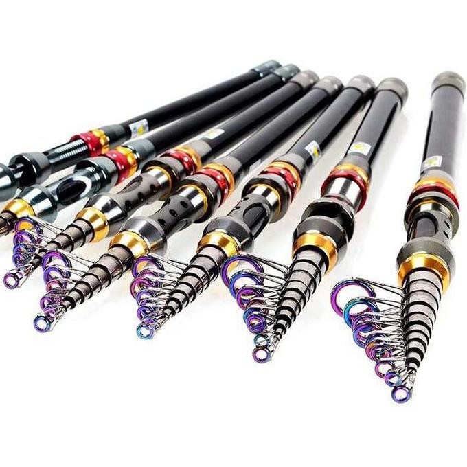 Fishing Antena Joran Walesan Pancing Ikan Carbon Fiber Teleskopik