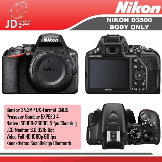 Nikon D3500 Body Only / Bo