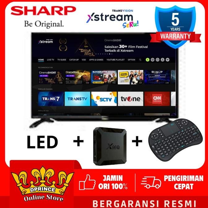 Sharp Aquos Led 32 Inch Digital Smart Android Box Ram 2Gb 2T-C32Dc1I