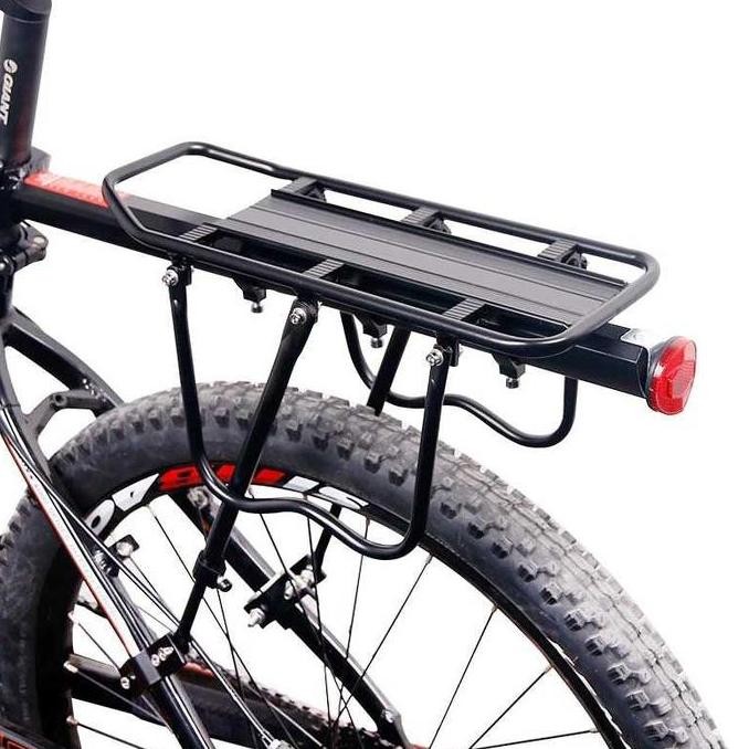 boncengan Sepeda belakang Carrier alloy bagasi Rak pannier aluminium
