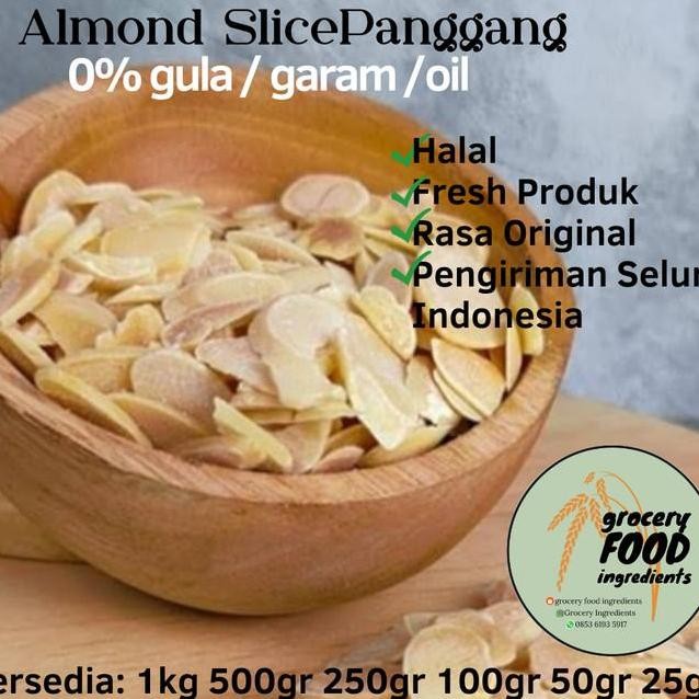 

Kacang Almond Slice Panggang Gr Almond Slice Roasted