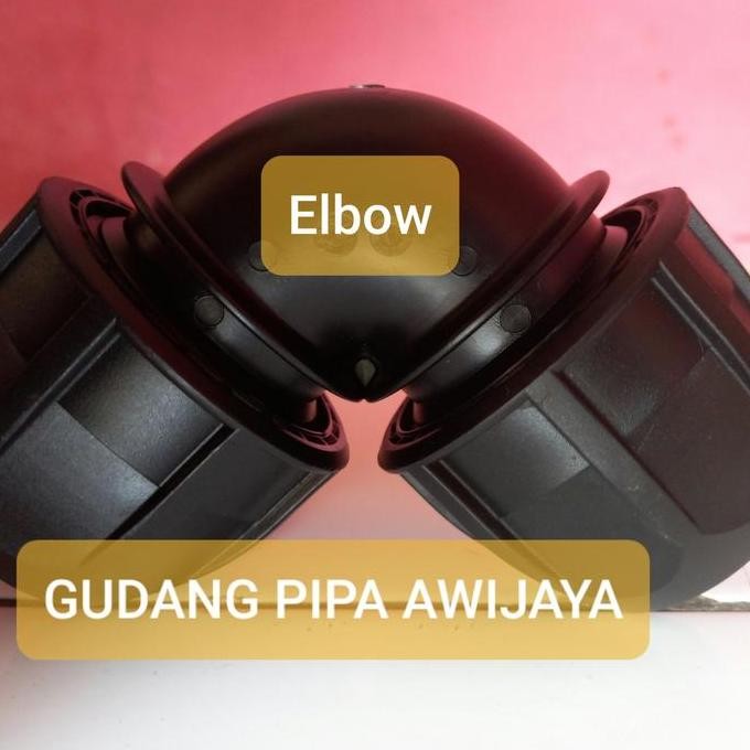 Fitting Pipa Hdpe Elbow 4" Atau Aksesoris Pipa Hdpe Elbow 4" Asli