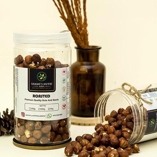 

Roasted Uned Hazel Nut G Kacang Hazel Panggang Tawar Gurih