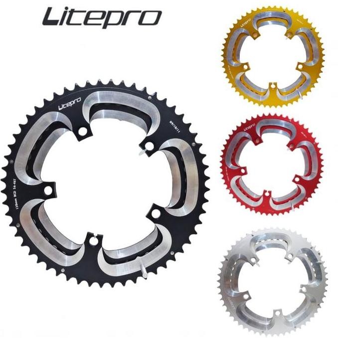Promo chainring LITEPRO double 56-46 T 56 - 46 T BCD 130 COD