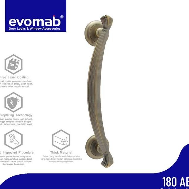 Evomab Pull Handle Handle Tarik Pintu Klasik Ph100180