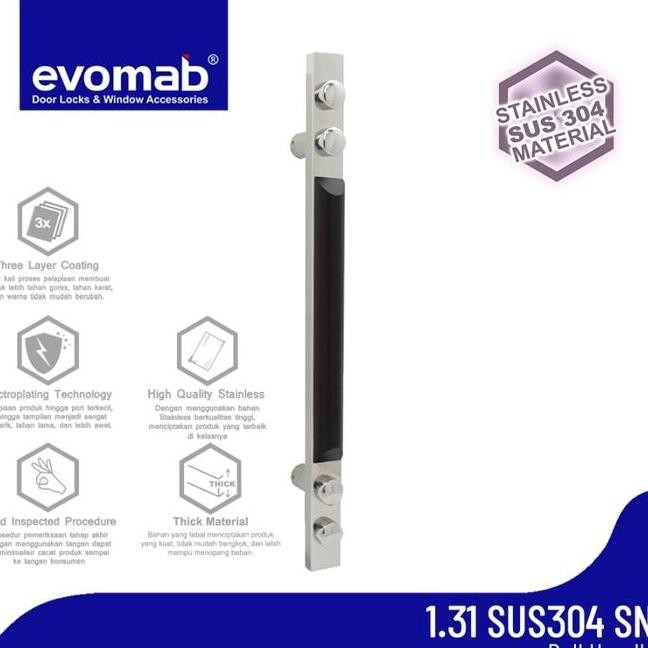 Evomab Pull Handle Pintu Minimalis Sus 304 Tipe 131 Gagang Pintu