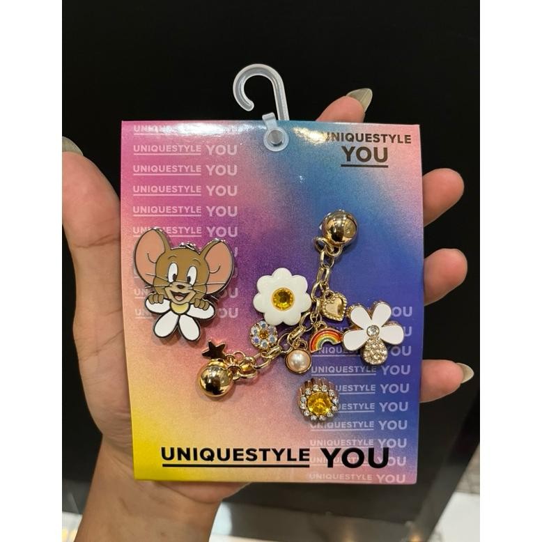 Jibbitz set logam oray emboss jibbitz logam oray