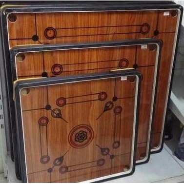 Papan Karambol Besar Ukuran 90X90Cm Free Biji Karambol