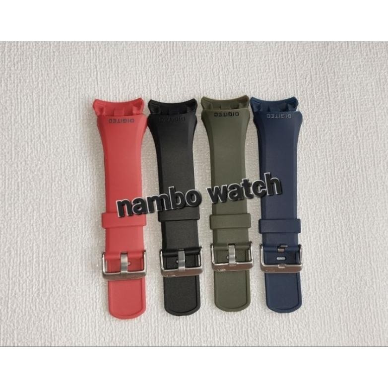 Termurah (Cod) Nc74 Tali Digitec  Rubber Seri 3086/8086 Original 100% / Tali Jam Eiger Seri Iyw 0082