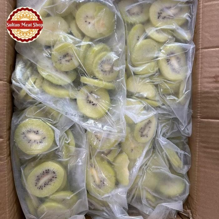 

HSS Kiwi Slice Frozen cocok untuk jus, topping yogurt, es campur, es buah dll 500gram