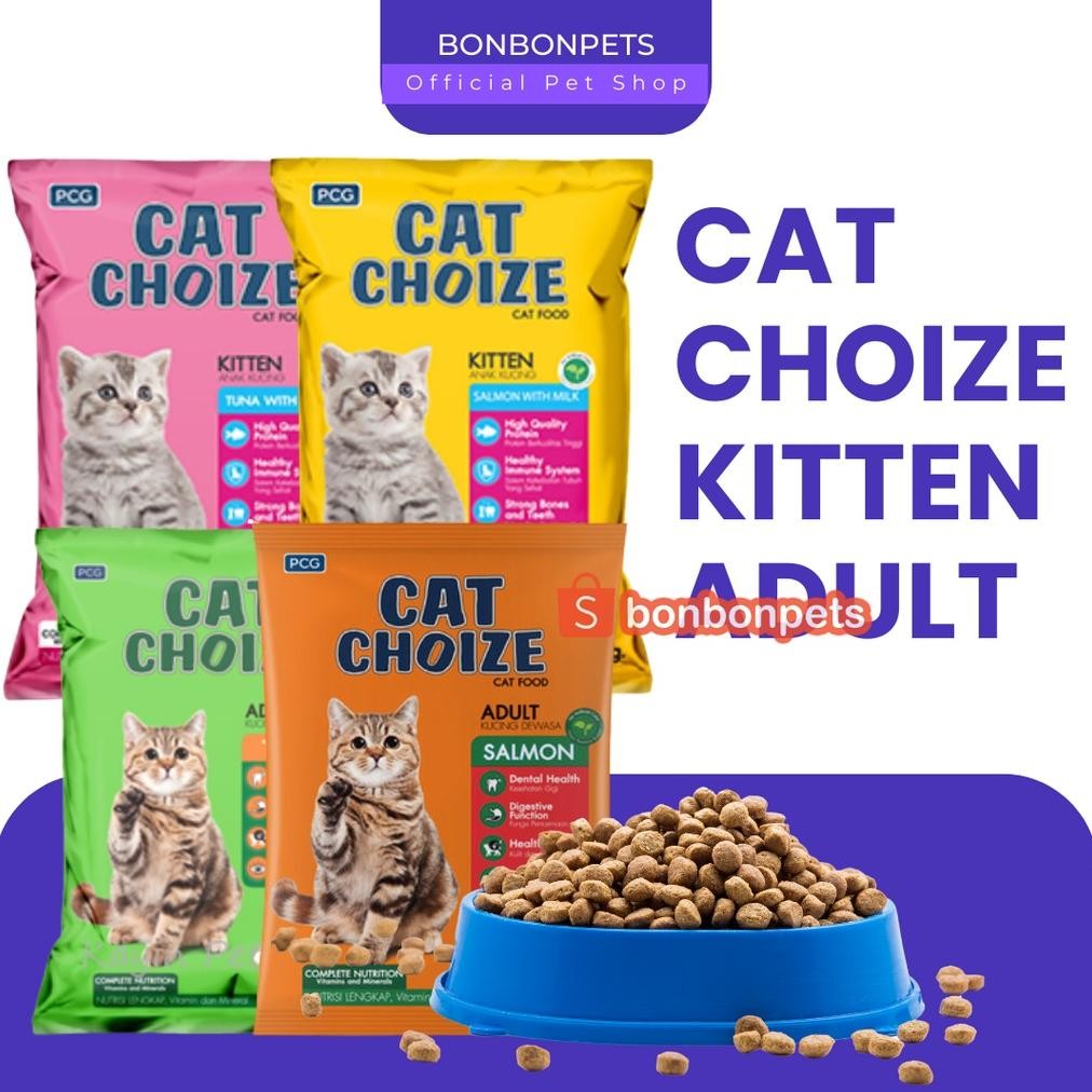 Viral Cat Choize Kitten 1Kg Makanan Anak Kucing Kering Dry Food Cat Choice 1 Kg Se-7