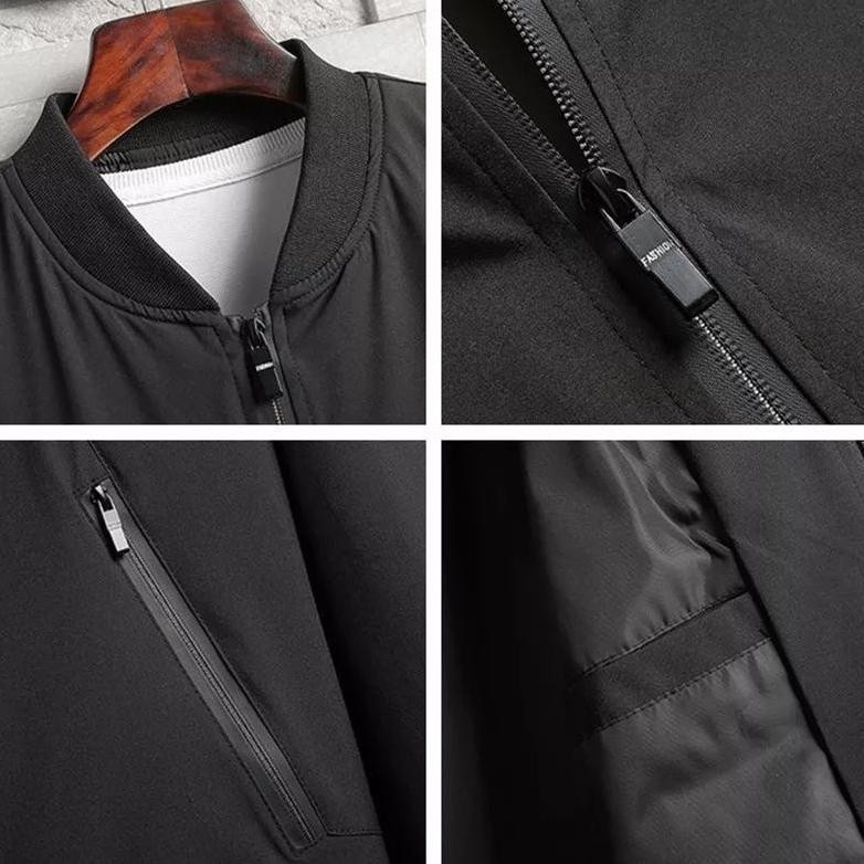 Bisa Cod Jaket Bomber Original Unisex High Quality M L Xl Xxl Er-56