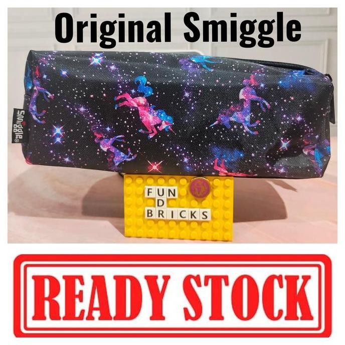 

Smiggle Pencil Case Twin Zip Wonder World Tempat pensil