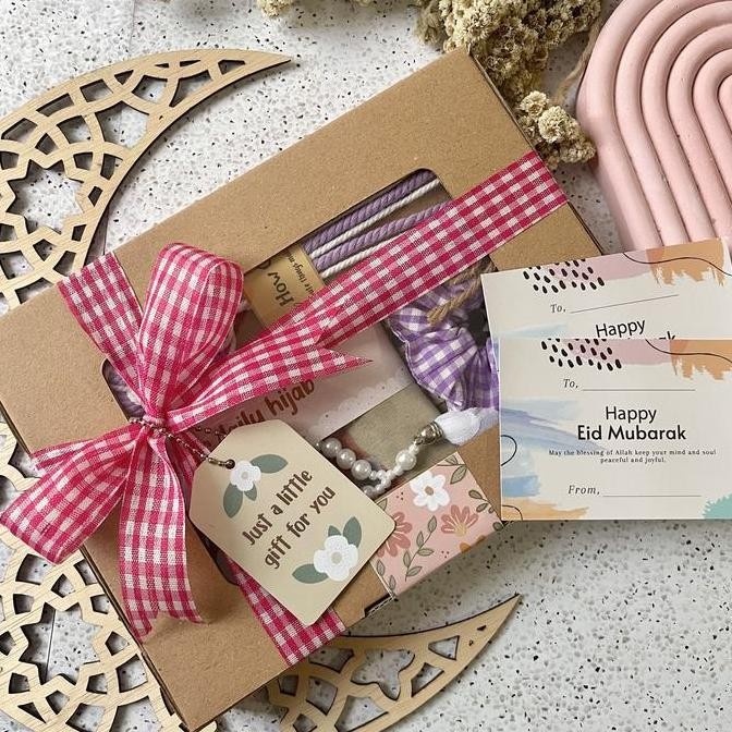 

Hampers idul fitri jilbab bingkisan hari raya