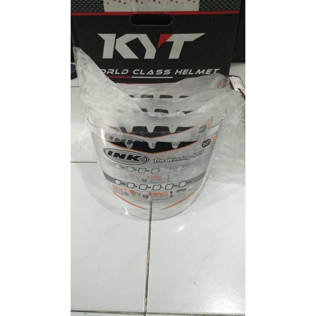 kaca ORI helm Ink Cx 22 Cx 25 Cx 390 , Kyt Forza Romeo