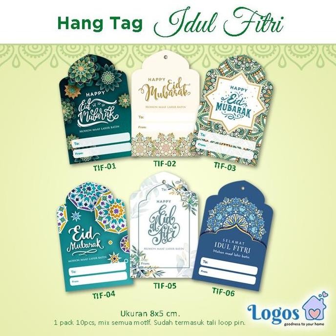 Hang Tag Ucapan Selamat Hari Raya Idul Fitri Surat Lebaran
