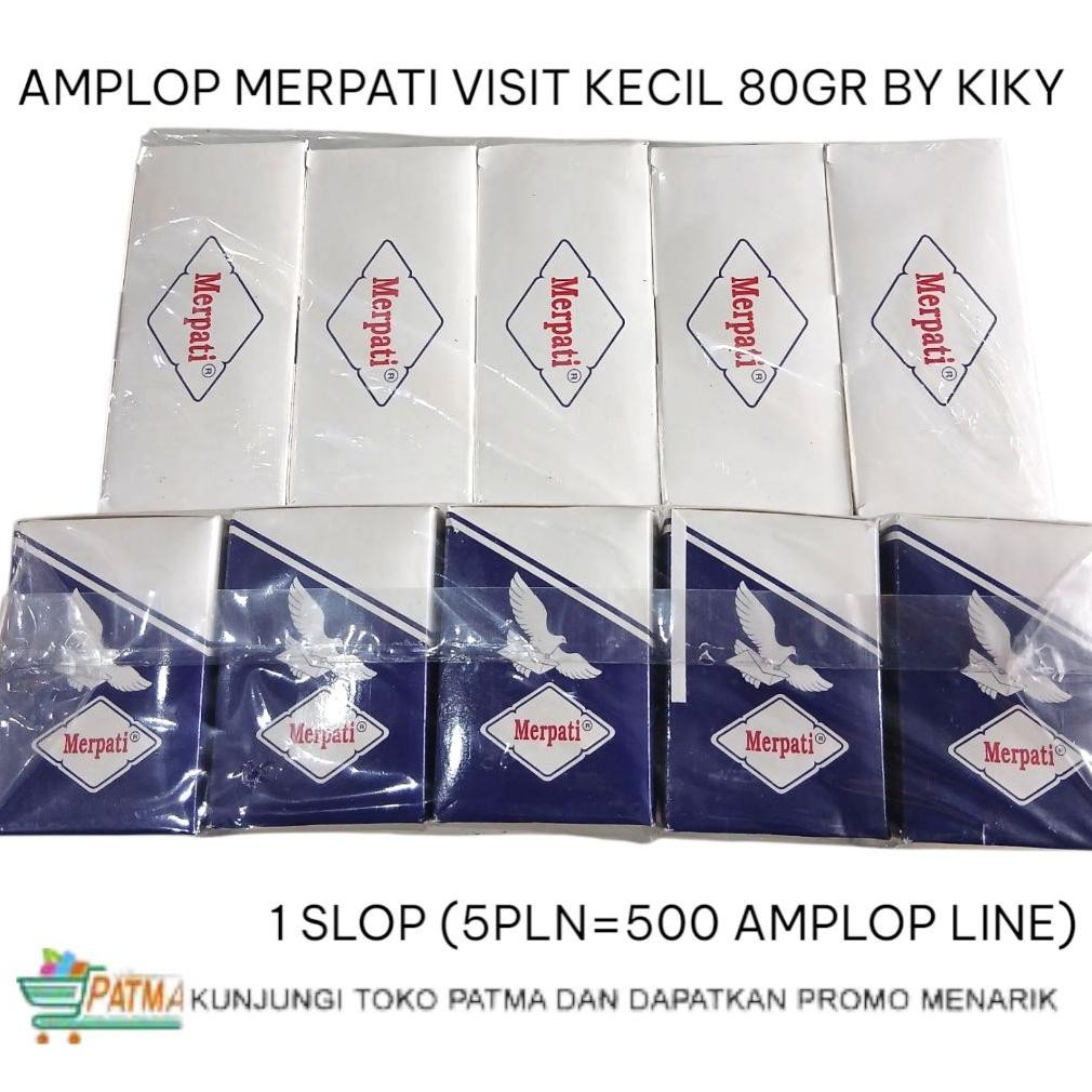 

Termurah Amplop Merpati Visit Kecil 80Gr 110 X 70Mm By Kiky 1Slop(5Pln=500 Amplop Line) Termurah