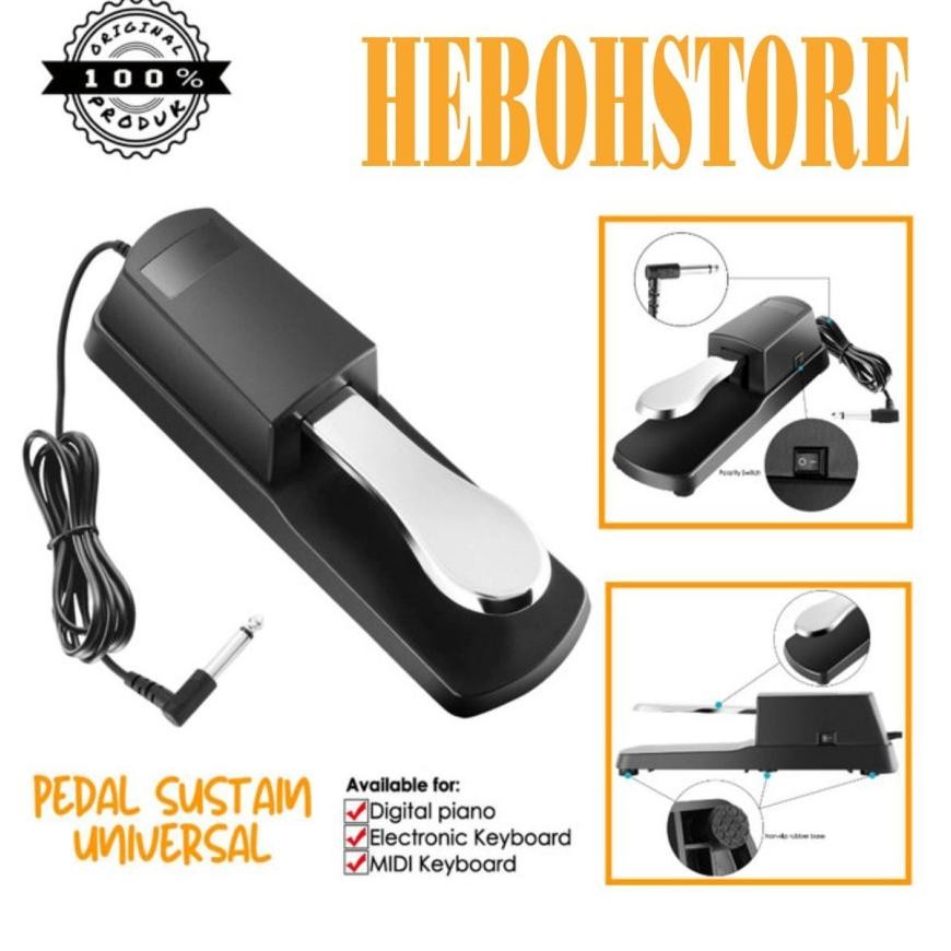 Sustain Pedal Keyboard Universal Angelet Yamaha/ Sustain Semua Merek