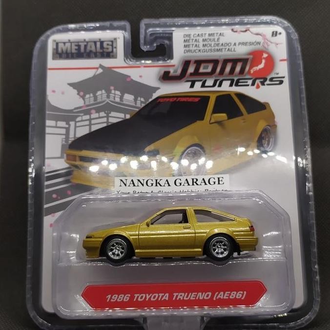 Jada Toys 1986 Toyota Trueno AE86 JDM Tuners