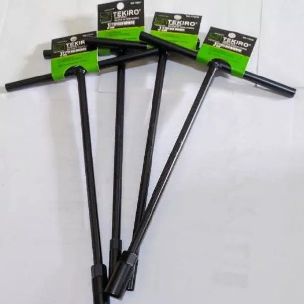 Tekiro Paket 4 Biji Kunci T (8Mm+10Mm+12Mm+14Mm) Kunci Sock 1 Set Original