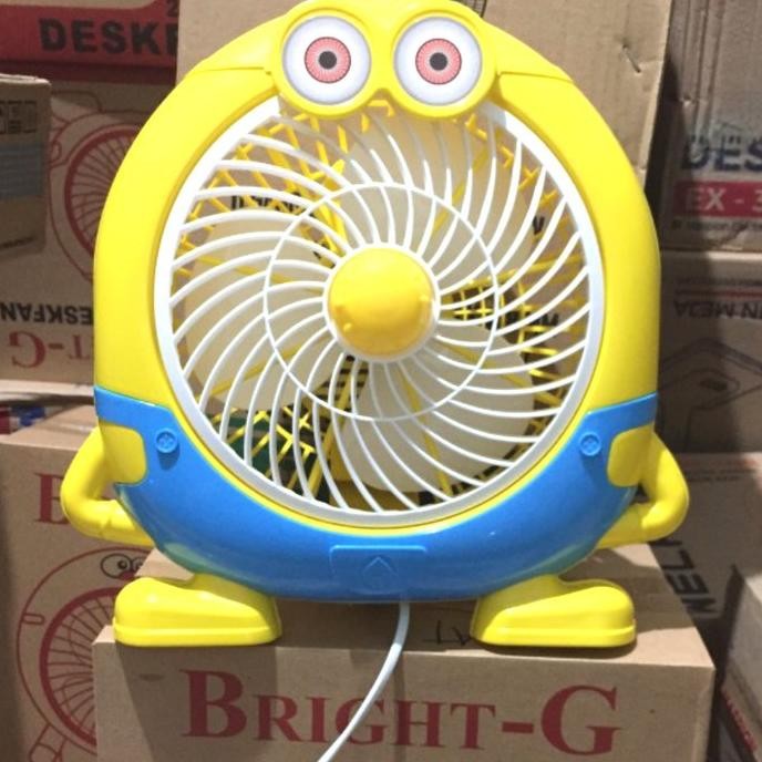 Kipas Karakter Minion/Kipas Angin Meja/Kipas Angin Anak