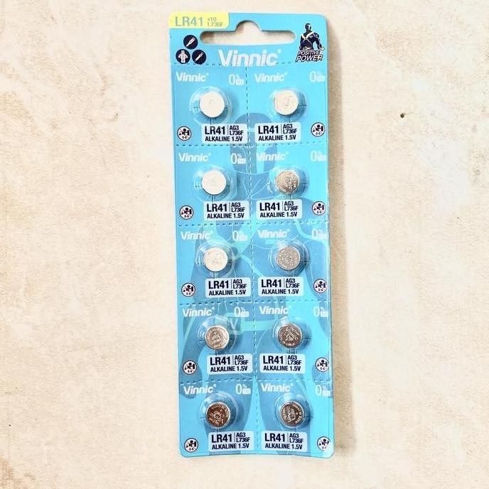 BATERAI VINNIC L736F / AG 3 /L 736 / LR 41 ORIGINAL HARGA PERLEMBAR