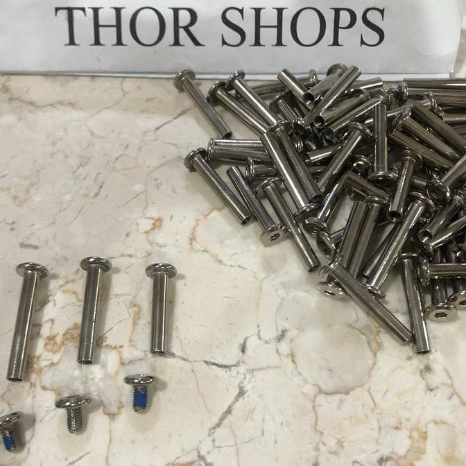 baut as roda koper 40mm 36mm 30mm 1 pcs