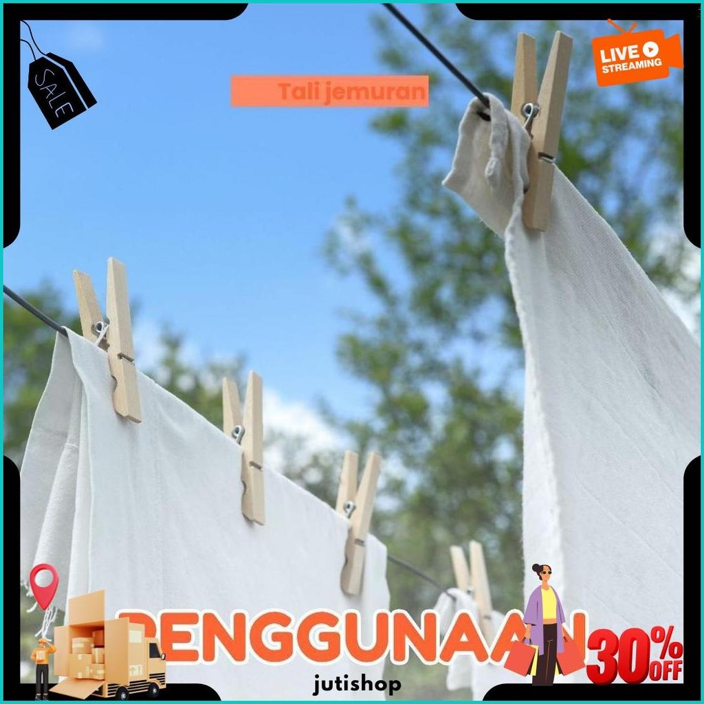 

Tali Tampar United Serbaguna Ukuran 2.5 Mm 1 Roll / Panjang 220 Meter Bisa Cod